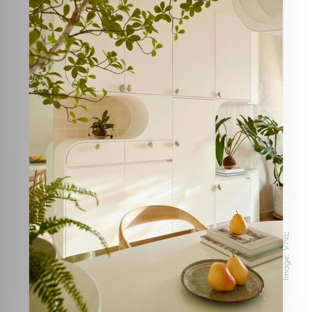 thiet ke noi that can ho cam hung matcha latte VDA 4, Vạn Đại An, xưởng sắt gỗ nội thất