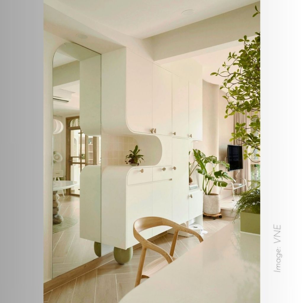 thiet ke noi that can ho cam hung matcha latte VDA 5, Vạn Đại An, xưởng sắt gỗ nội thất