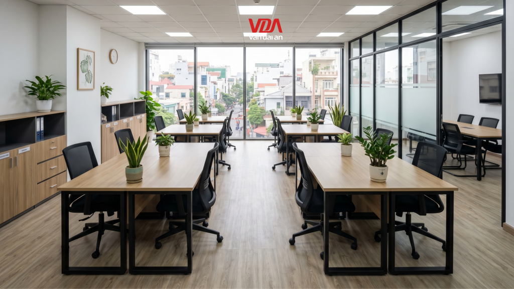 Không gian văn phòng hiện đại sau khi nâng cấp nội thất