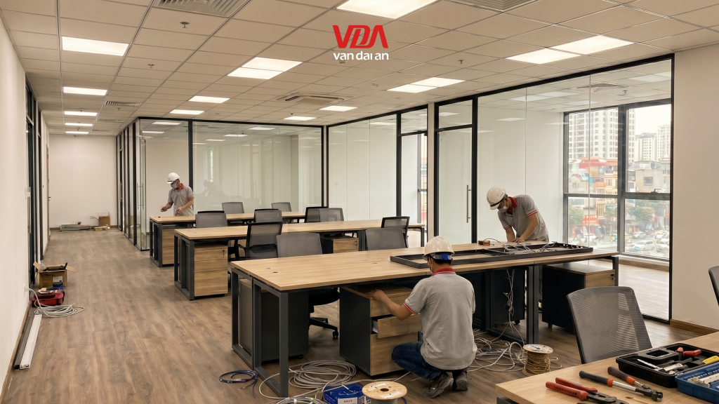Thi công cải tạo văn phòng theo giải pháp đồng bộ