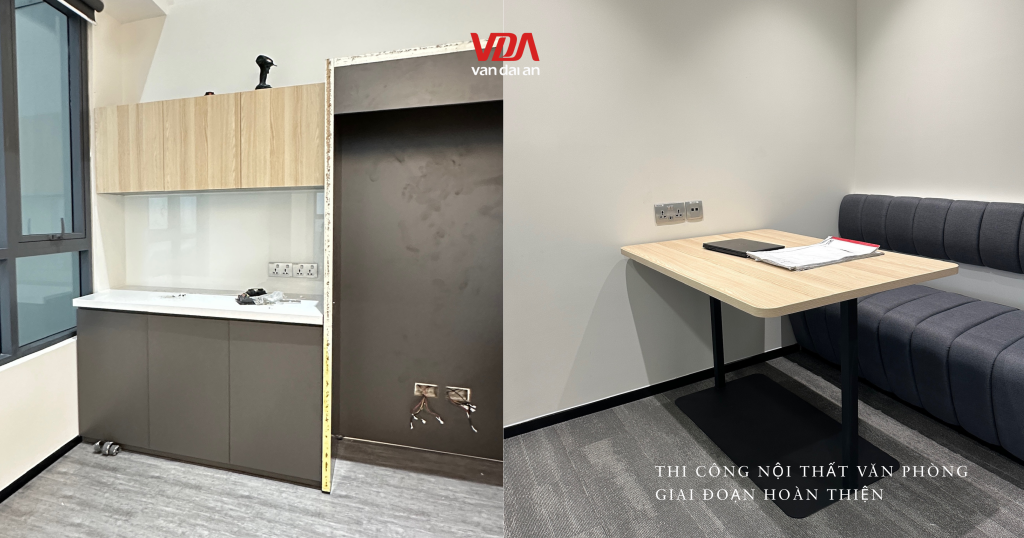 THI CONG NOI THAT VAN PHONG GIAI DOAN HOAN THIEN, Vạn Đại An, xưởng sắt gỗ nội thất